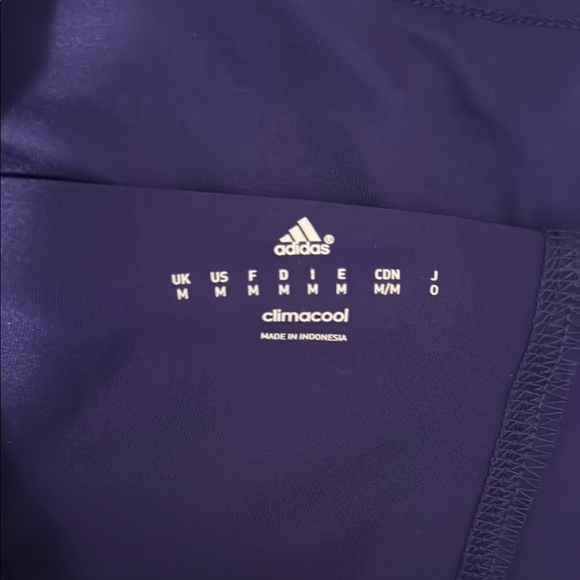 Adidas Tennis Skirt Size Medium purple with shorts and tennis ball pockets - Picture 2 of 6